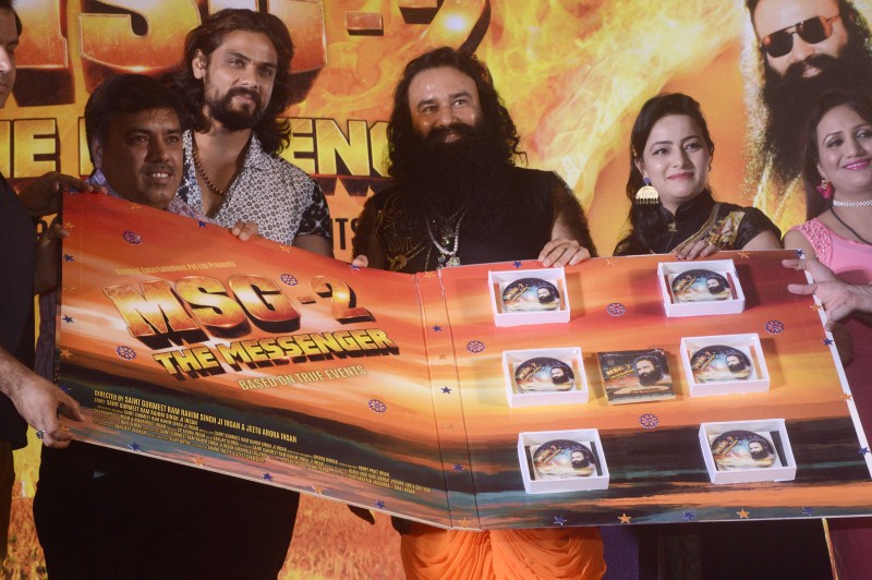 Photos of Gurmeet Ram Rahim Singh at Music Launch of the film 'MSG 2' The Messenger. Gurmeet Ram Rahim Singh,MSG 2 The Messenger,MSG 2,MSG 2 The Messenger music launch,MSG 2 The Messenger audio launch
