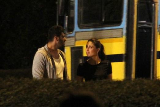 Bollywood Actress Kareena Kapoor Khan and Actor Arjun Kapoor Spotted Shooting for Ki & Ka Movie.