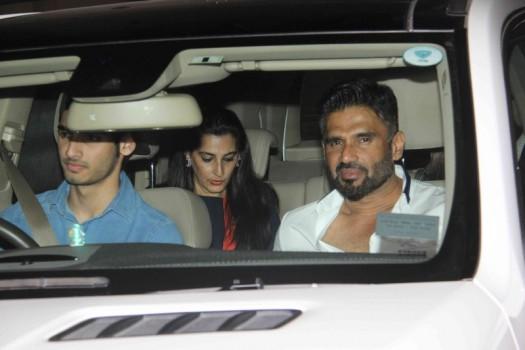 Bollywood Movie Hero Special Screening at Yash Raj Studios.