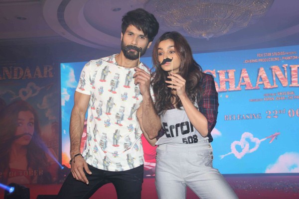 Shaandaar Audio Launch,Shaandaar Audio,Shaandaar,bollywood movie Shaandaar,Shaandaar Song Launch,Shahid Kapoor and Alia Bhatt,Shahid Kapoor,Alia Bhatt,Shaandaar Song Launch pics,Shaandaar Song Launch images,Shaandaar Song Launch photos,Shaandaar Song Laun