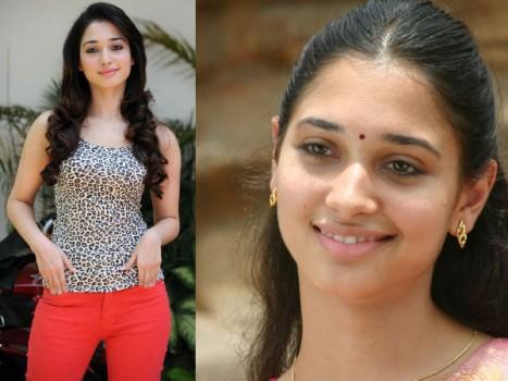 Here are some Glamrous South Indian Actresses in Village Belle Get-ups.