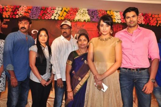 South Indian Actress Trisha at Nayagi Movie Press Meet.