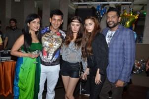 Manmeet of Meet Bros' star-studded birthday bash,Manmeet of Meet Bros' birthday bash,birthday party,birthday celebration,Ayesha Jhulka,Ekta Kapoor,Ajay Kapoor,Karishma Tanna,Monali Thakur,Shruti Tejwani,Prabhu Deva