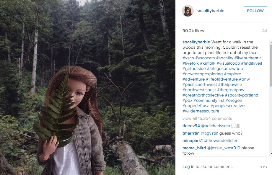 A viral Instagram account has taken the Internet by storm and hard-bend on exposing the fake plastic lives that we are living, especially on social media. Hipster barbie,barbie,hipster,Instagram,Plastic doll,Instagram pictures,viral on instagram,Instagram barbie,hipster barbie instagram,Socality Barbie,socalitybarbie,#liveauthentic