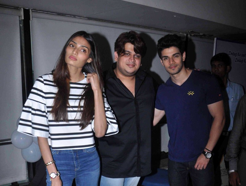 Bollywood Actress Athiya Shetty and Actor Sooraj Pancholi at Hero Special Screening for NGO Kids. Athiya Shetty,Sooraj Pancholi,Athiya Shetty and Sooraj Pancholi,Hero Special Screening for NGO Kids,Hero Screening for NGO Kids,NGO Kids,Hero Special Screening