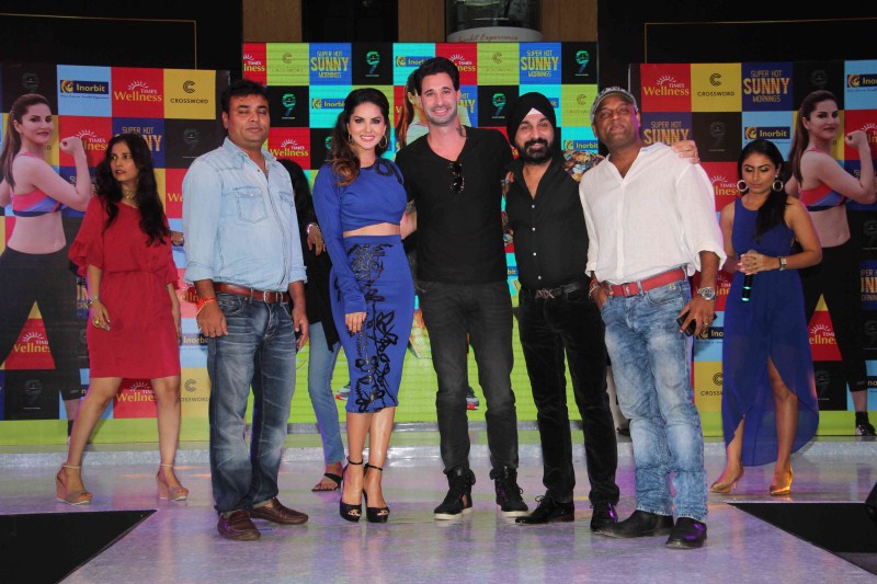 Bollywood Actress Sunny Leone launches fitness DVD Super hot Sunny Mornings. Sunny Leone,actress Sunny Leone,DVD Super hot Sunny mornings,Sunny Leone launches fitness DVD Super hot Sunny mornings,Sunny Leone launches fitness DVD,Sunny Leone launches her workouk,Sunny Leone workouk,workout,fitness DVD,Daniel Weber