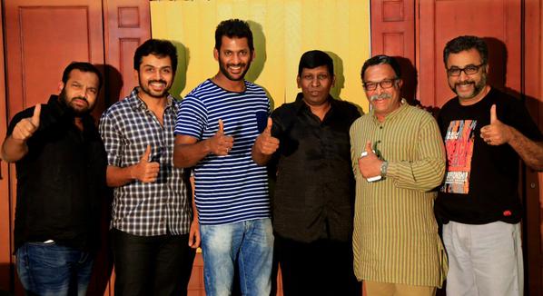 Pandavar Ani Canvas for Nadigar Sangam Election Vishal,Nadigar Sangam Election,Pandavar Ani,Pandavar Ani meets Suriya,Ramya Krishnan,pandavar Ani meets Suriya,Pandavar Ani meets Ramya Krishnan,Suriya,Ramya Krishnan,actor vishal,karthi,karthi sivakumar,Nassar,thambi ramaiah