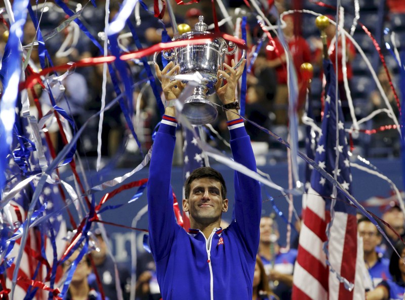 Novak Djokovic vanquished long-time rival Roger Federer to win the U.S. Open on Sunday and put an exclamation point on one of the greatest grand slam seasons of all-time. Novak Djokovic defeats Roger Federer,Novak Djokovic,Roger Federer,US Open 2015,US Open 2015 final,grand slam,US Open