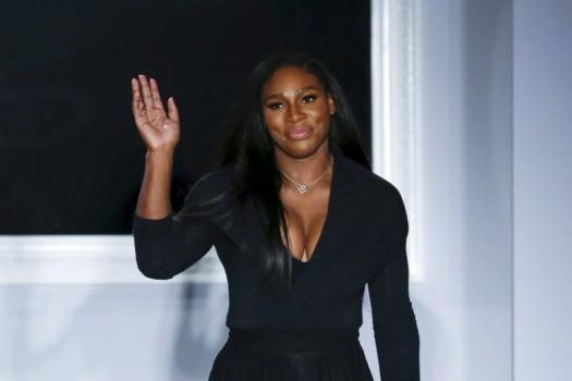 Tennis star Serena Williams turns fashion designer with her first runway collection.