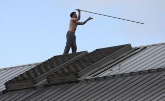 Stuart Horner,Prison Roof Protest,Roof Protest,killer Stuart Horner,Manchester,Strangeways