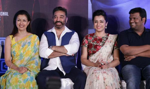 The trailer of Kamal Haasan's Thoongavanam was launched in Chennai as a Ganesh Chathurthi treat for the Tamil audience. Thoongavanam Trailer Launch,Thoongavanam Trailer,Tamil movie Thoongavanam,thoongavanam trailer release,Kamal Haasan,Trisha Krishnan,trisha