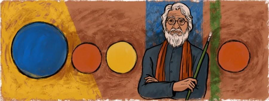 Google doodle has commemorated the centenary birthday of Indian painter Maqbool Fida Husain on Thursday, 17 September 2015. Mf husain,Maqbool Fida Husain,google doodle,picasso of india,100th birthday,centenary birthday,mf husain paintings