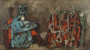 Mf husain,Maqbool Fida Husain,google doodle,picasso of india,100th birthday,centenary birthday,mf husain paintings