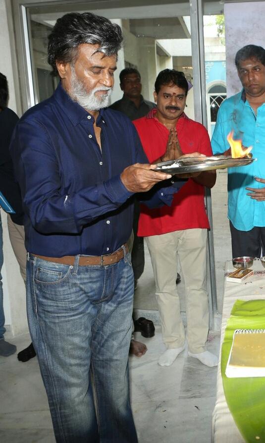 Superstar Rajinikanth's Kabali Movie Launch Kabali,Superstar Rajinikanth's Kabali Movie Launch,Kabali Movie Launch,Superstar Rajinikanth,Rajinikanth,Kabali Movie pooja,kabali
