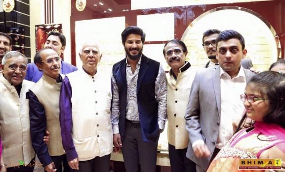 Malayalam actor Dulquer Salmaan inaugurated Bhima jewelry's new showroom in Sharjah on Thursday, 17 September.