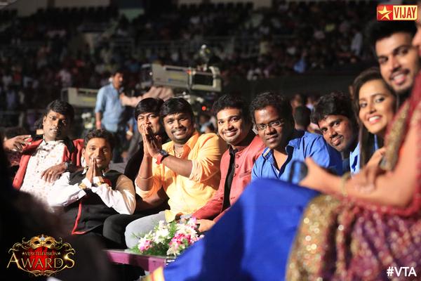 The second edition of Vijay Television Awards will be held on September 19 at Nehru Indoor Stadium in Chennai. The award function will be hosted by the witty anchors Jegan, Ma Ka Pa Anand, Priya and Kavin. Vijay Television Award 2015,Vijay Television Award,VTA,VTA 2015,Vijay Television,Vijay tv,Vijay tv awards,Vijay tv awards 2015