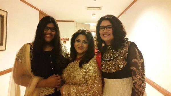 Many celebrities,including Kushboo Sunder, Suhasini Maniratnam and Kaniha walked the ramp at CIFW on Sunday, 20 September for Sanjana Jon's show. Kushboo Sunder,Suhasini Maniratnam,Kaniha,celebrity ramp walk,celebrity fashion show,CIFW,Jayam ravi,save the girl child campaign