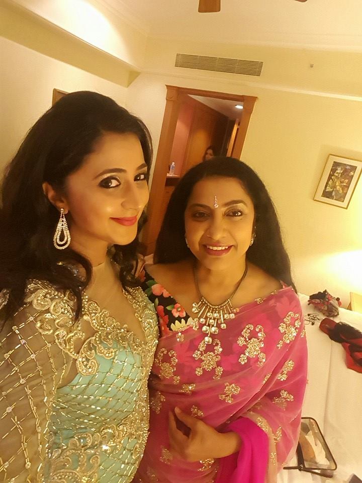 Many celebrities,including Kushboo Sunder, Suhasini Maniratnam and Kaniha walked the ramp at CIFW on Sunday, 20 September for Sanjana Jon's show. Kushboo Sunder,Suhasini Maniratnam,Kaniha,celebrity ramp walk,celebrity fashion show,CIFW,Jayam ravi,save the girl child campaign