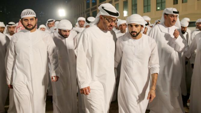 Funeral prayers for Sheikh Rashid bin Mohammad held earlier at Zabeel Mosque in Dubai. Sheikh Rashid,Sheikh Rashid bin Mohammad,Zabeel Mosque,dubai prince,Dubai ruler son Sheikh Rashid