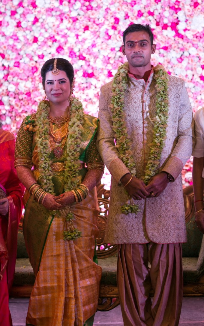 The engagement of Raadhika Sarathkumar's daughter Rayanne and cricketer Abhimanyu Mithun was held in Chennai on Wednesday, 23 September. Raadhika Sarathkumar,Raadhika,Sarathkumar,Rayanne and Abhimanyu Mithun Engagement,Abhimanyu Mithun Engagement,Rayanne Engagement,Rayanne and Abhimanyu Mithun,Rayanne and Abhimanyu Mithun Engagement pics,Rayanne and Abhimanyu Mithun Engagement images,Rayan