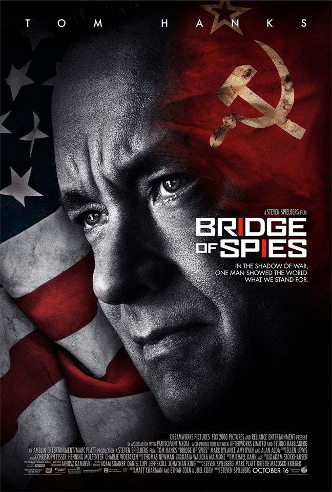 Bridge of Spies is an upcoming 2015 American historical biographical drama thriller film directed by Steven Spielberg and written by Matt Charman, Ethan Coen and Joel Coen. Steven Spielberg,Bridge Of Spies Poster,Bridge Of Spies,hollywood movie Bridge of Spies,Matt Charman,Ethan Coen,Joel Coen,Bridge of Spies movie stills,Bridge of Spies movie pics,Bridge of Spies movie images,Bridge of Spies movie pictures
