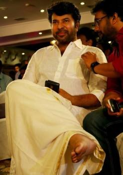 Malayalam megastar Mammootty attended Jwala Young Women Entrepreneur Awards in Muscat on Tuesday, 22 September.