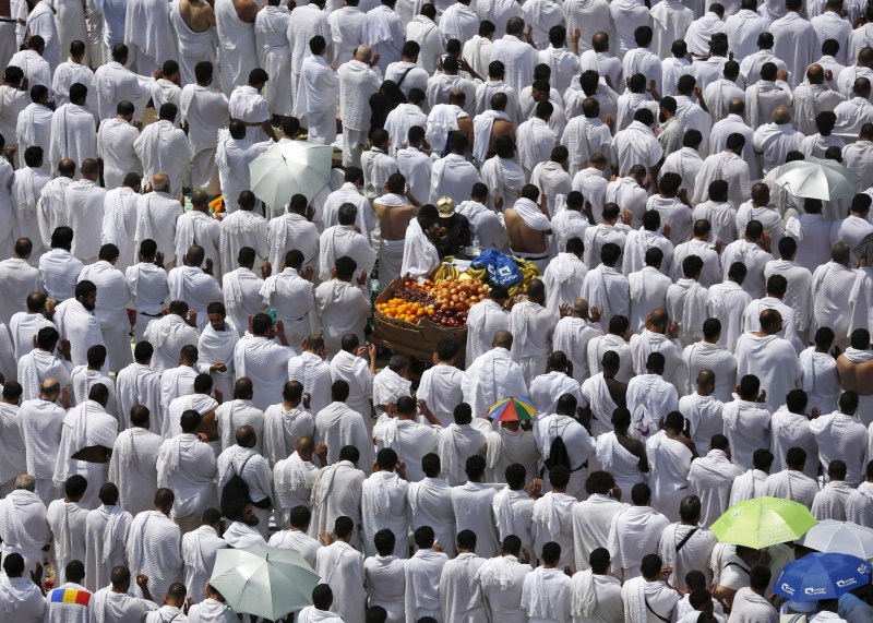 Muslim pilgrims pray around the holy Kaaba at the Grand Mosque, during the annual hajj pilgrimage in Mecca in September. Hajj pilgrimage,Mecca's Grand Mosque,Mecca Mosque,bakrid,eid-al-adha,hajj,Mount Mercy,prayers in Arafat