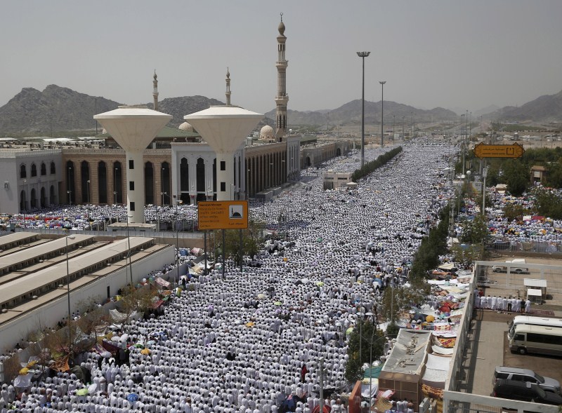 Muslim pilgrims pray around the holy Kaaba at the Grand Mosque, during the annual hajj pilgrimage in Mecca in September. Hajj pilgrimage,Mecca's Grand Mosque,Mecca Mosque,bakrid,eid-al-adha,hajj,Mount Mercy,prayers in Arafat