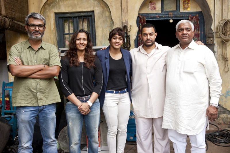 Aamir Khan's next movie Dangal was launched at an opening ceremony held in Ludhiana, Punjab on 21 September 2015. Aamir Khan,Mahavir Singh Phogat,Dangal movie launch,Dangal,Dangal shooting,Siddharth Roy Kapur,Amrita Pandey,Dangal movie pooja,Aamir Khan in Dangal