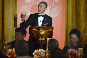 Obama,barack Obama,China's President Xi Jinping,Xi Jinping,Obama hosts Lavish State dinner for China's President Xi Jinping,Obama hosts dinner for China's President Xi Jinping