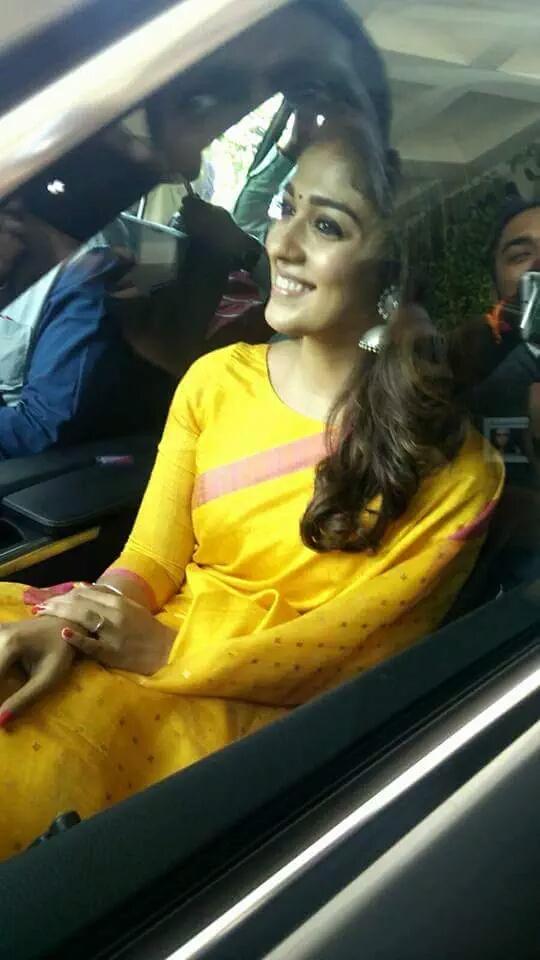 South Indian actress Nayanthara inaugurates the new Kalyan Silks Showroom on 26 September 2015 at 11.00 AM in Salem. Nayanthara,actress Nayanthara,Nayanthara inaugurates Kalyan Silks showroom in Salem,Kalyan Silks showroom in Salem,Kalyan Silks showroom,Nayanthara opens Kalyan Silks showroom