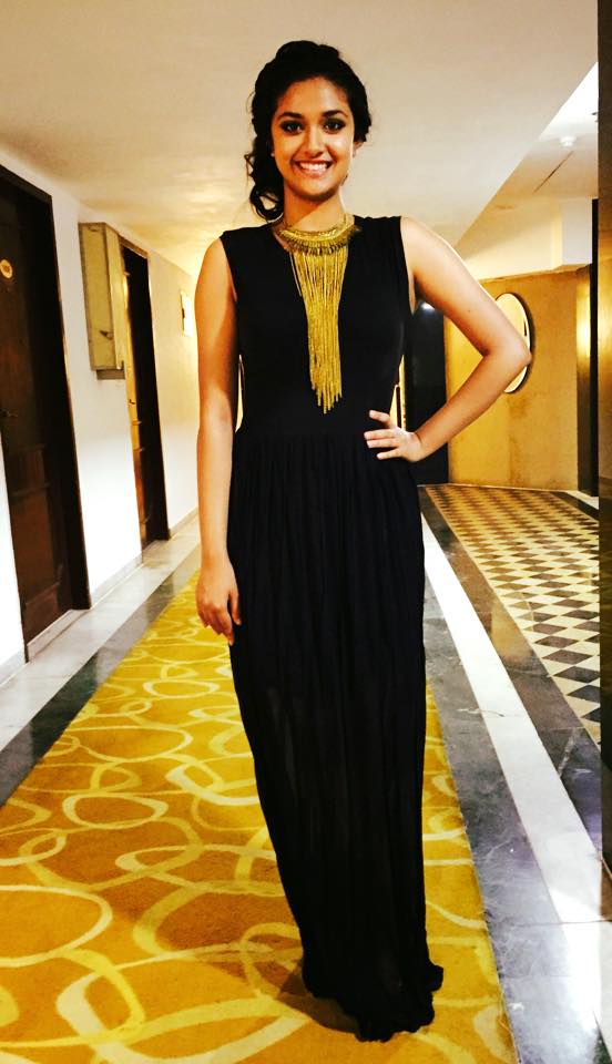 South Indian actress Keerthy Suresh attended the recently concluded Vijay Television Awards 2015. Keerthy Suresh,Keerthy Suresh latest,Vijay television awards,vijay television awards 2015,celebs at Vijay Television Awards,Keerthy suresh at Vijay Television Awards