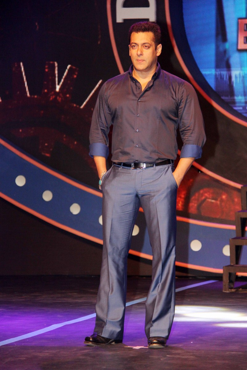 Bollywood actor Salman Khan at Bigg Boss Double Trouble Press Conference. Salman Khan,Bigg Boss Double Trouble Press Conference,Bigg Boss,Bigg Boss 9,Bigg Boss season 9,actor Salman Khan,Bigg Boss Double Trouble
