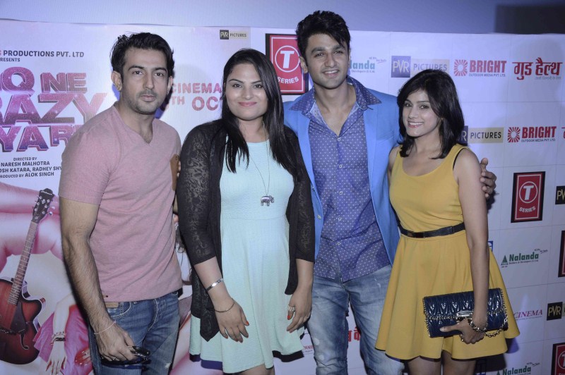 The Trailer Launch of Ishq Ne Krazy Kiya Re trailer launch,Ishq Ne Krazy Kiya Re,Mugdha Godse,Naresh Malhotra,Nishant Malkani,Ishq Ne Krazy Kiya Re trailer launch pics,Ishq Ne Krazy Kiya Re trailer launch images,Ishq Ne Krazy Kiya Re trailer launch photos,Ishq Ne Krazy Kiya Re