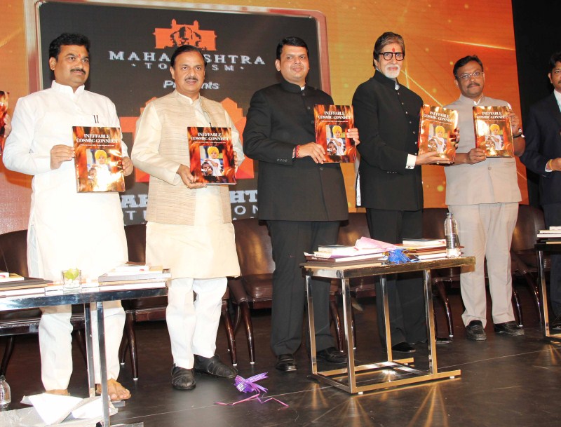 Amitabh Bachchan lends support at Press event earlier today at a city hotel where he lent support to promote Maharashtra tourism. Amitabh Bachchan,actor Amitabh Bachchan,Maharashtra tourism,Amitabh Bachchan lends support to Maharashtra tourism,Amitabh Bachchan support to Maharashtra tourism