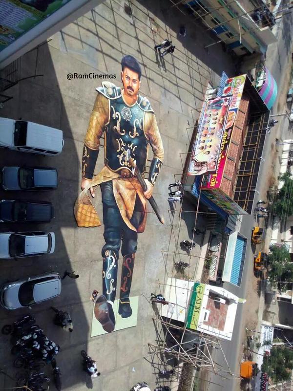 Vijay's fans celebrates Puli Movie Release Puli,vijay,ilayathalapathy vijay,puli movie celebration,puli FDFS,puli movie first day first show,Kiccha Sudeep,vijay fans,Shruti Haasan,Hansika Motwani,Sridevi Kapoor