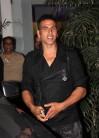 Bollywood superstar Akshay Kumar was all smiles as he hosted the screening of his next release 'Singh is Bliing' in Mumbai on Wednesday (September 30). Besides Akshay's leading ladies Amy Jackson and Lara Dutta - his wife Twinkle Khanna, son Aarav, mother-in-law Dimple Kapadia, sister Alka and his mom were also seen making way for the special screening.