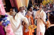 Bollywood actor  Amitabh Bachchan recently visited Mankeshwar Mandal's Lord Ganpati Pandal and Rajesh Yadav's (Managing Director and Chief Financial Officer of AB Corp Limited) House at Byculla.