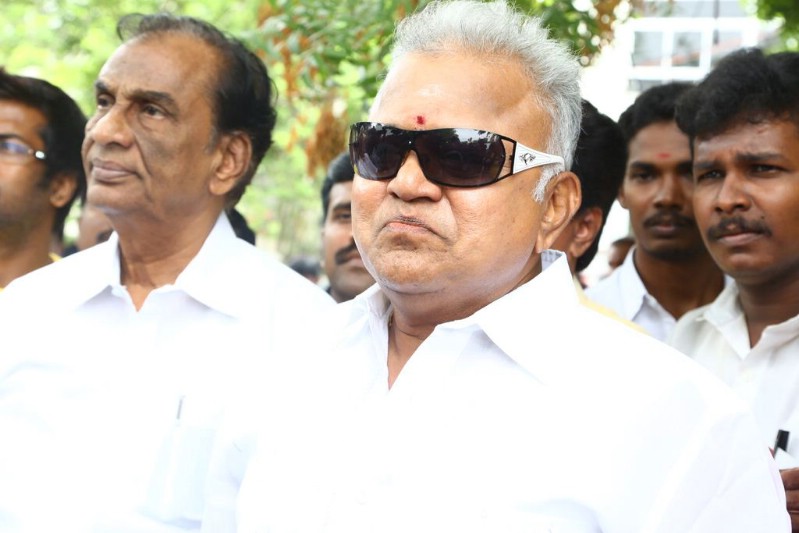 Sarathkumar the current president of South Indian Artistes Association (SIAA) along with his team members files nomination for Nadigar Sangam elections. Sarathkumar,Sarath kumar,Nadigar Sangam elections,Nadigar Sangam,SIAA,South Indian Artistes Association,radha ravi,Sarath Kumar files nomination for Nadigar Sangam elections,Sarath Kumar files nomination