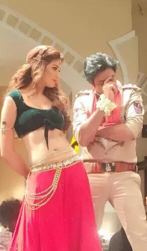 Sardaar Gabbar Singh is an upcoming Telugu action film directed by K. S. Ravindra. Produced by Pawan Kalyan and Sharath Marar jointly under their banners Pawan Kalyan Creative Works and Northstar Entertainment Pvt. Ltd. in association with Eros International, the film is the sequel of the 2012 Telugu film Gabbar Singh. Pawan Kalyan,Raai Laxmi,Sardaar Gabbar Singh,Pawan Kalyan and Raai Laxmi,Sardaar Gabbar Singh on the sets,Sardaar Gabbar Singh movie stills,Sardaar Gabbar Singh hot song,Sardaar Gabbar Singh movie pics