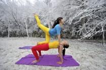 From museums to Times Square - yoga being practiced in unusual places.