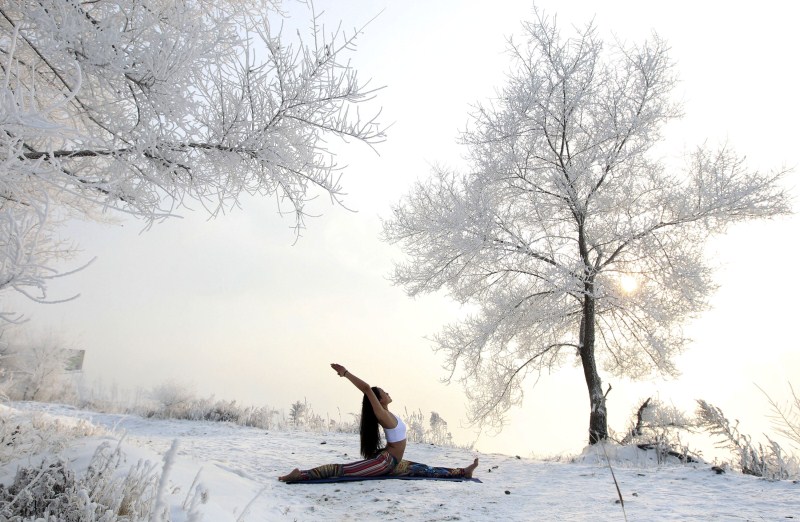 From museums to Times Square - yoga being practiced in unusual places. Yoga,Yoga in unexpected places,Yoga practices,different type of yoga,Performing yoga at unexpected places