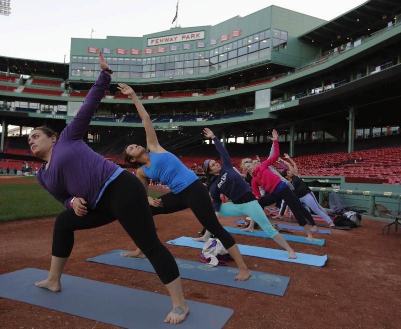 From museums to Times Square - yoga being practiced in unusual places. Yoga,Yoga in unexpected places,Yoga practices,different type of yoga,Performing yoga at unexpected places