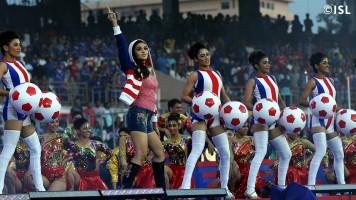 ISL 2015 opening ceremony,Indian Super League 2015 opening ceremony,Indian Super League 2015,Indian Super League,ISL 2015,Superstar Rajnikanth,Rajnikanth,Sachin Tendulkar,Arjun Kapoor,Aishwariya Rai,Amitabh Bachchan,Mukesh Ambani,Alia Bhatt