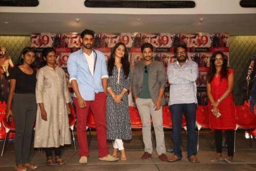 The press meet of Telugu movie Rudramadevi was held at Avasa Hotels in Hyderabad on 4 October. Actress Anushka Shetty, Actor Allu Arjun, Rana Daggubati and Director Gunasekhar graced the event.