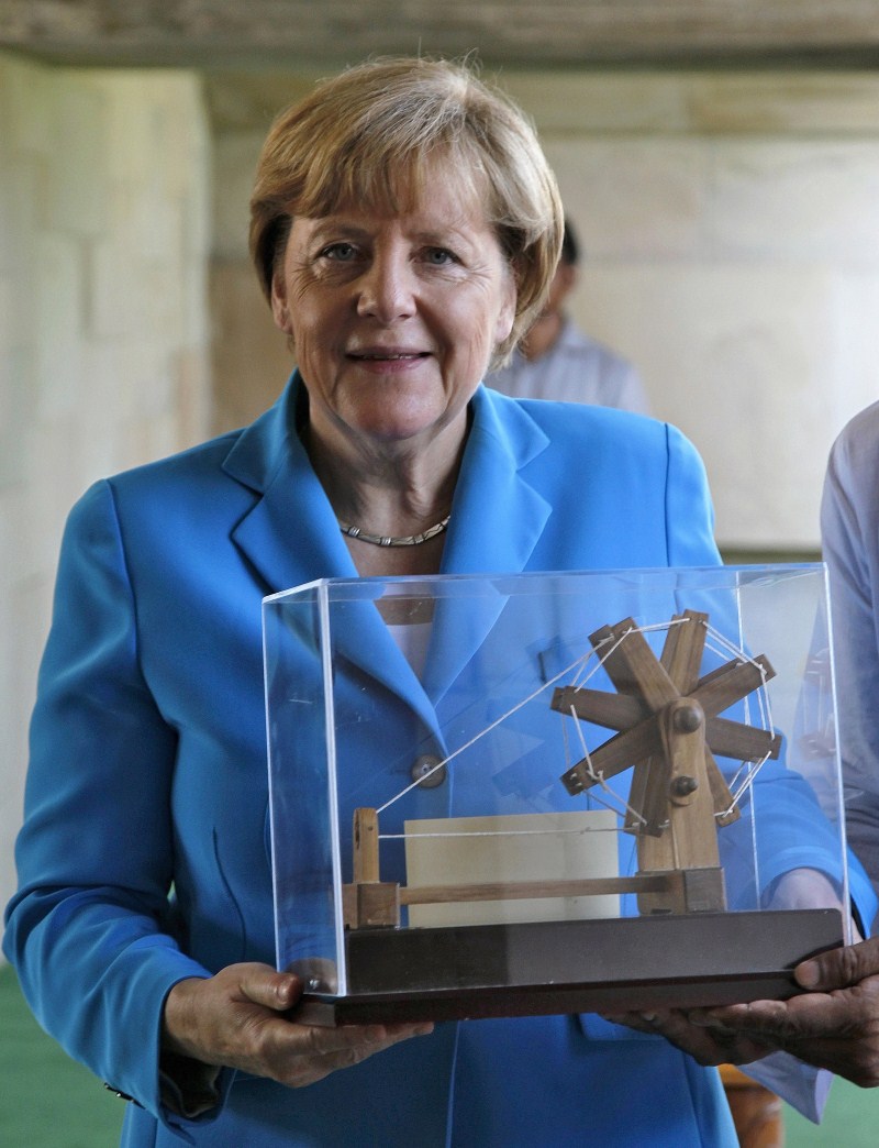 PM Narendra Modi recently met German Chancellor Angela Merkel, who arrived at New Delhi on Sunday night for a three day visit. Angela Merkel,Narendra Modi,Angela Merkel meets PM Narendra Modi,German Chancellor Angela Merkel,Modi,Angela Merkel meets modi,Mahatma Gandhi memorial,Angela Merkel at Mahatma Gandhi memorial