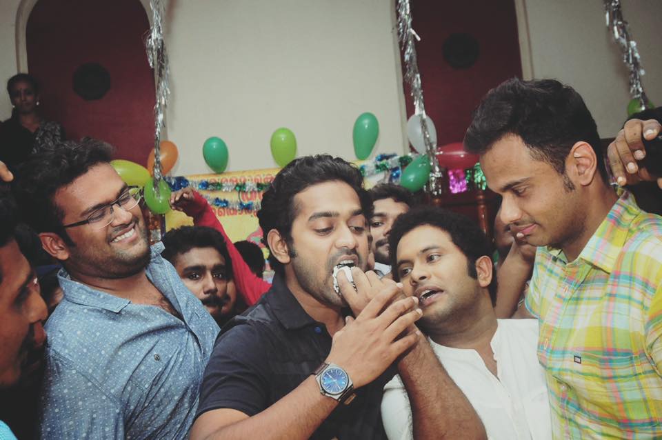 The cast and crew of 'Kohinoor' recently had a success party at Sreevishak theatre, Thiruvananthapuram Kohinoor,kohinoor success party,kohinoor crew theatre visit,asif ali,aju varghese