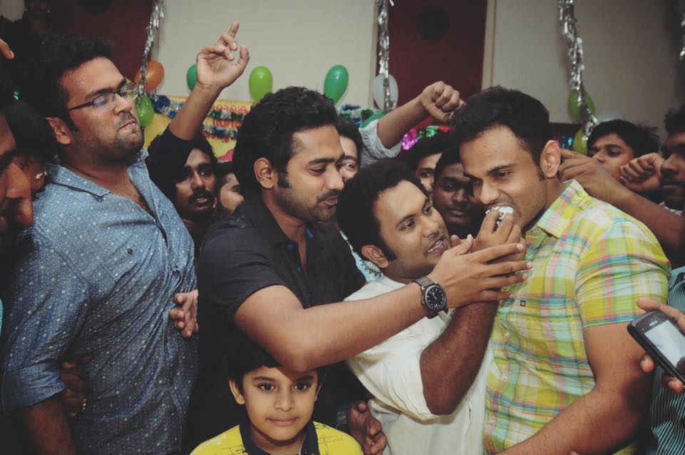 The cast and crew of 'Kohinoor' recently had a success party at Sreevishak theatre, Thiruvananthapuram Kohinoor,kohinoor success party,kohinoor crew theatre visit,asif ali,aju varghese