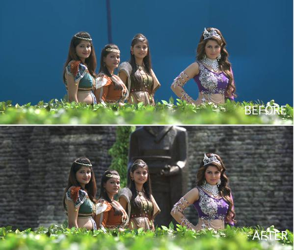 We bring you some exlcusive photos of Ilayathalapathy Vijay's Puli, which give a sneak peak into the some scene before and after VFX Shots. Vijay,Ilayathalapathy Vijay,Puli Before and After VFX Shots,Puli,Before and After VFX Shots,VFX Shots,actor vijay,VFX Shots in puli