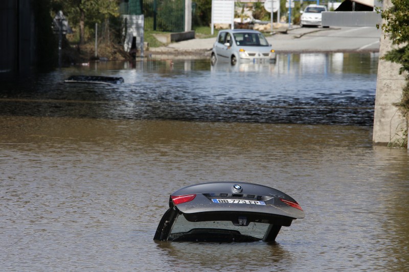 Flash floods on the French Riviera killed 16 people and five others were reported missing on Sunday, prompting the government to declare a natural disaster in the southeastern tourist region. French Riviera,French Riviera floods,natural disaster,Torrential rain,flooded,Mandelieu-la-Napoule
